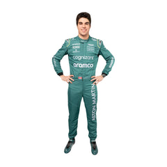 High-resolution image of Lance Stroll 2022 Canadian GP F1 suit – signature dark green design for collectors and F1 fans