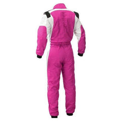 Pink and White Go Karting Suit - Bestracewear