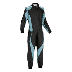 Plain Black & Blue Go Kart Racing Costume -Bestracewear