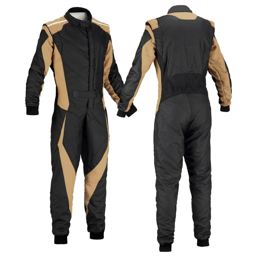 Plain Black Go Kart Racing Costume - Bestracewear