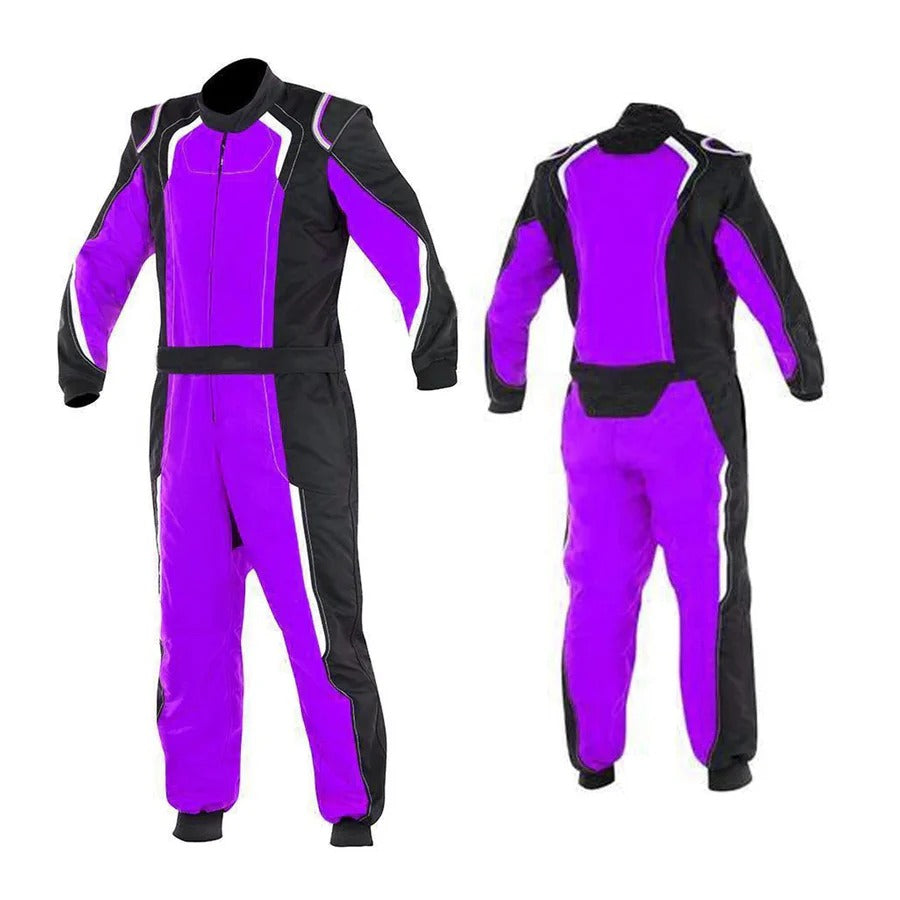 Purple Custom Go Kart Racing Suit Bestracewear
