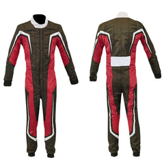 Red / Brown Go Karting Suit - Bestracewear