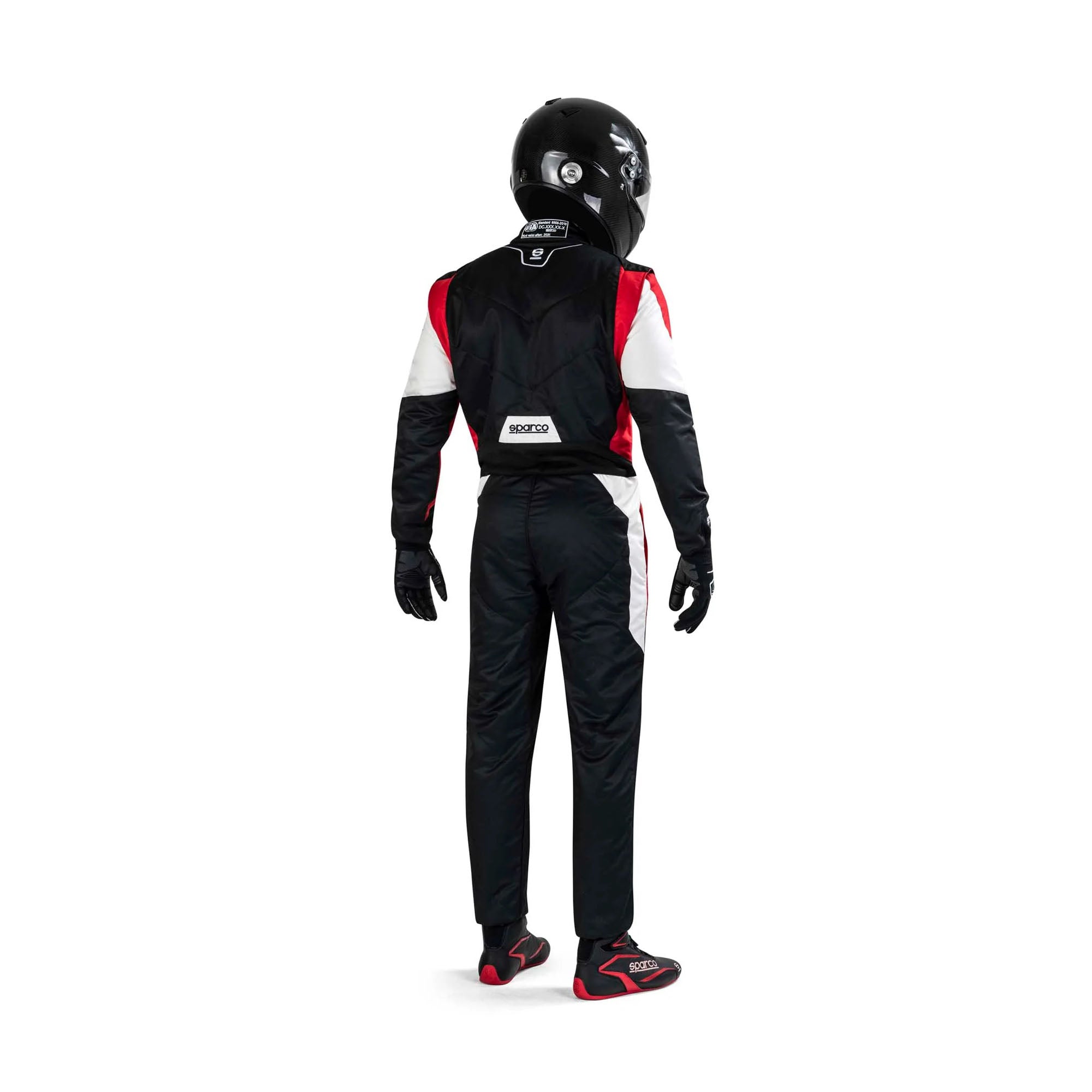 Black / Red Sparco go kart Race Suit Bestracewear