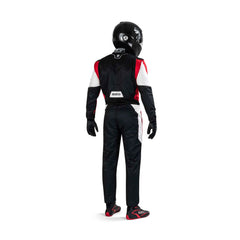 Black / Red Sparco go kart Race Suit Bestracewear