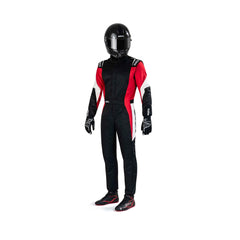 Black / Red Sparco go kart Race Suit Bestracewear