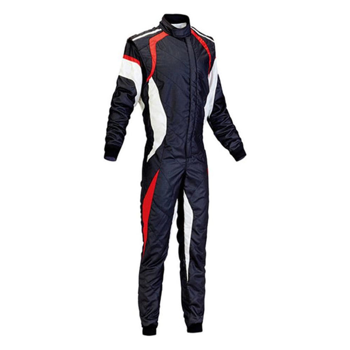 Black & White Go Kart Racing Suit - Best Race Wear