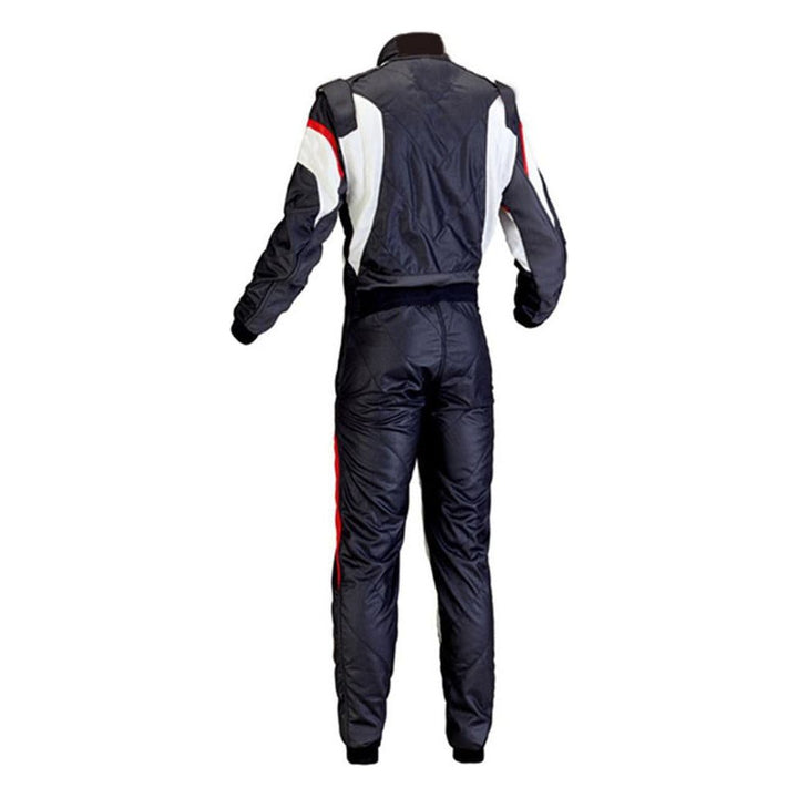 Black & White Go Kart Racing Suit - Best Race Wear