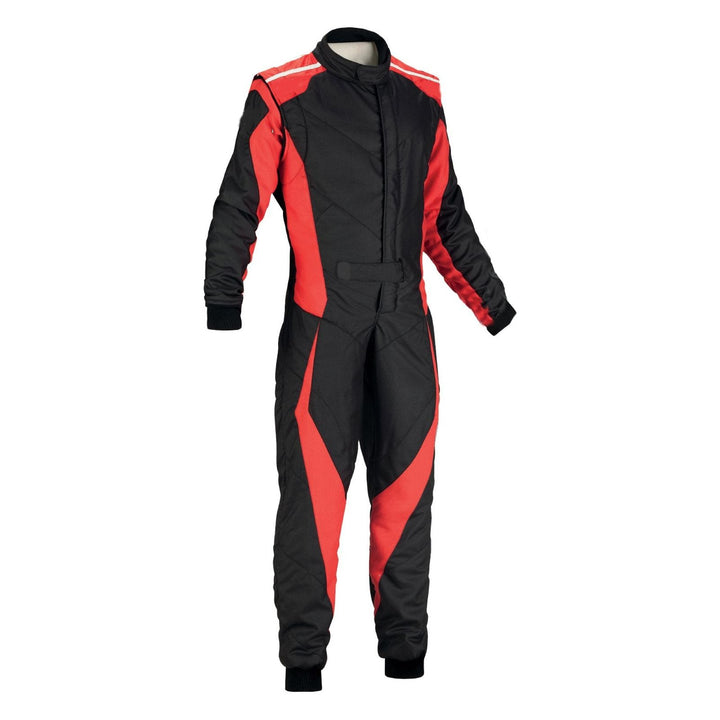 Black / Tomato Go-Kart racing suit - Bestracewear