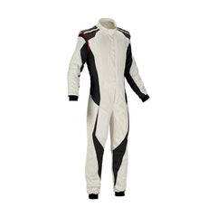 White Go-Kart Car Racing Wear SpeedX Gear