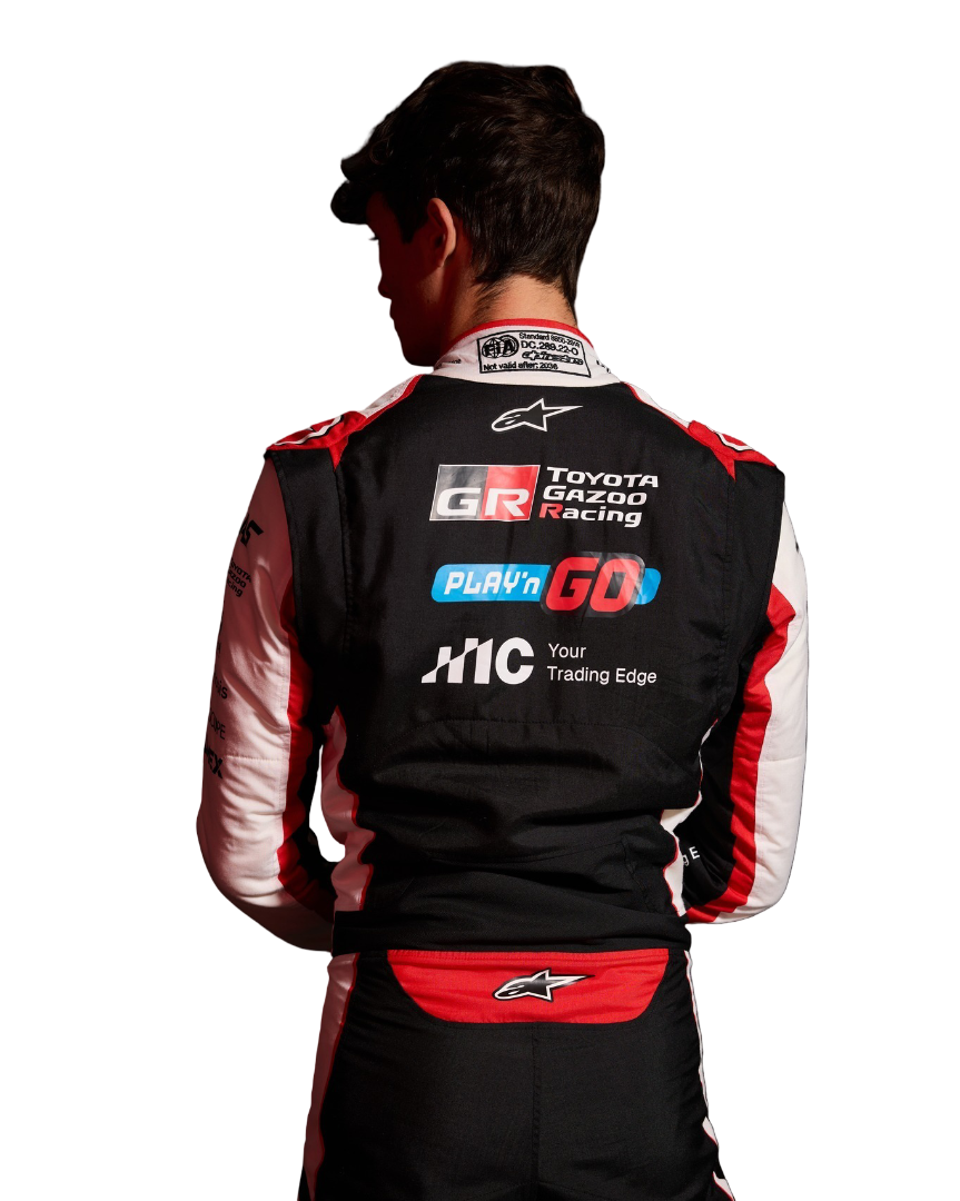 back view of 2026 Esteban Ocon & Oliver Bearman F1 Racing Suit - Bestracewear