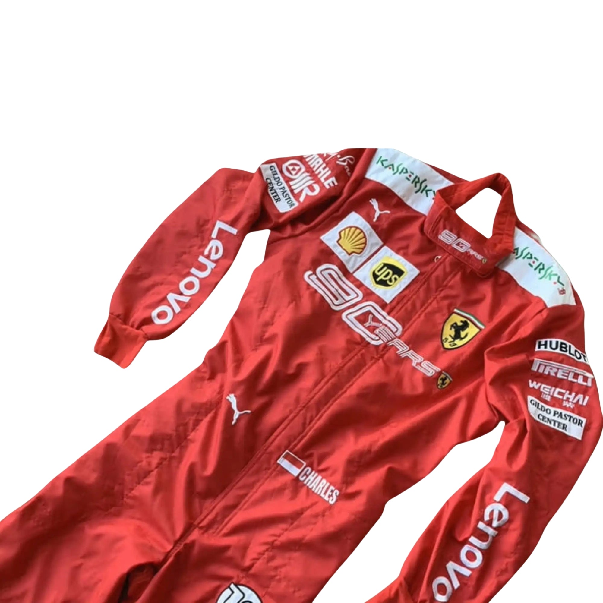 2019 Charles Leclerc Scuderia 90 years f1 Race Suit BestRacewear