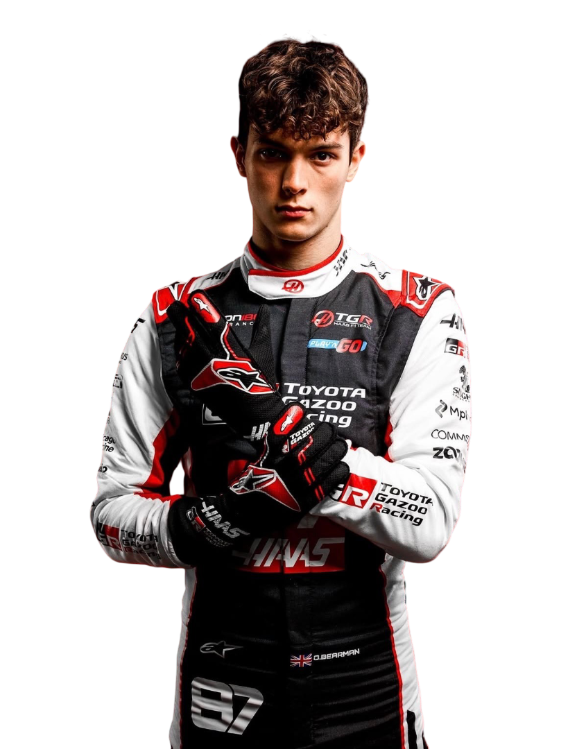 front view of 2026 Esteban Ocon & Oliver Bearman F1 Racing Suit - Bestracewear