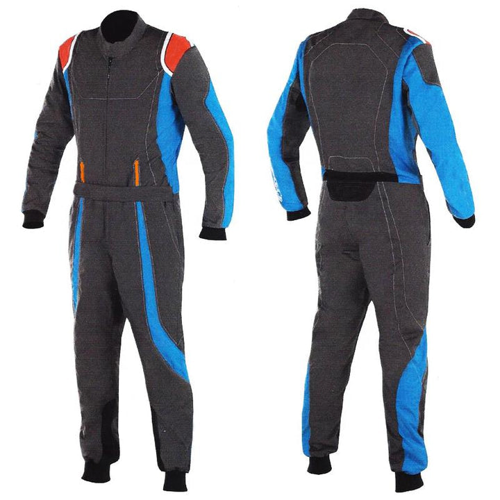 Black & Blue Go Kart Racing Suit - Best Race Wear