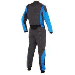 Black & Blue Go Kart Racing Suit - Best Race Wear